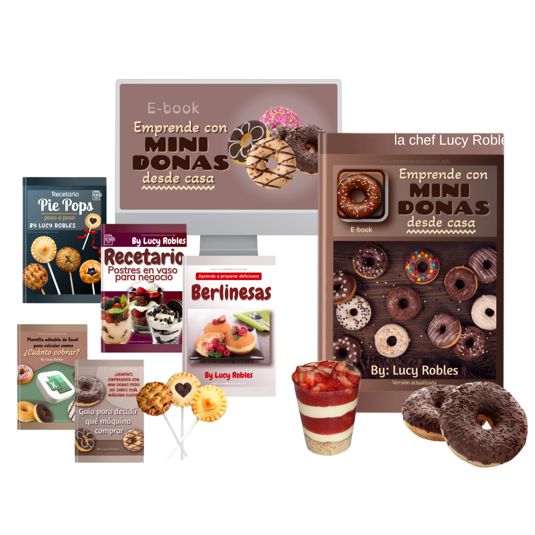 MINI DONAS Y REPOSTERÍA PARA EMPRENDER【EBOOK + BONOS GRATIS】